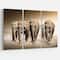 Designart - Walking Herd of Elephants - Animal Canvas Wall Art